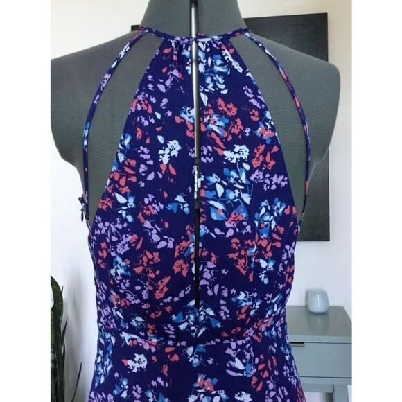 NEW Parker Women’s Extra Small Sweet Pea Floral Print Halter Maxi Dress - Picture 6 of 9